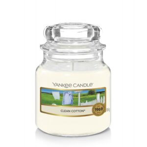 Yankee Candle Clean Cotton - mała świeca zapachowa - e-candlelove