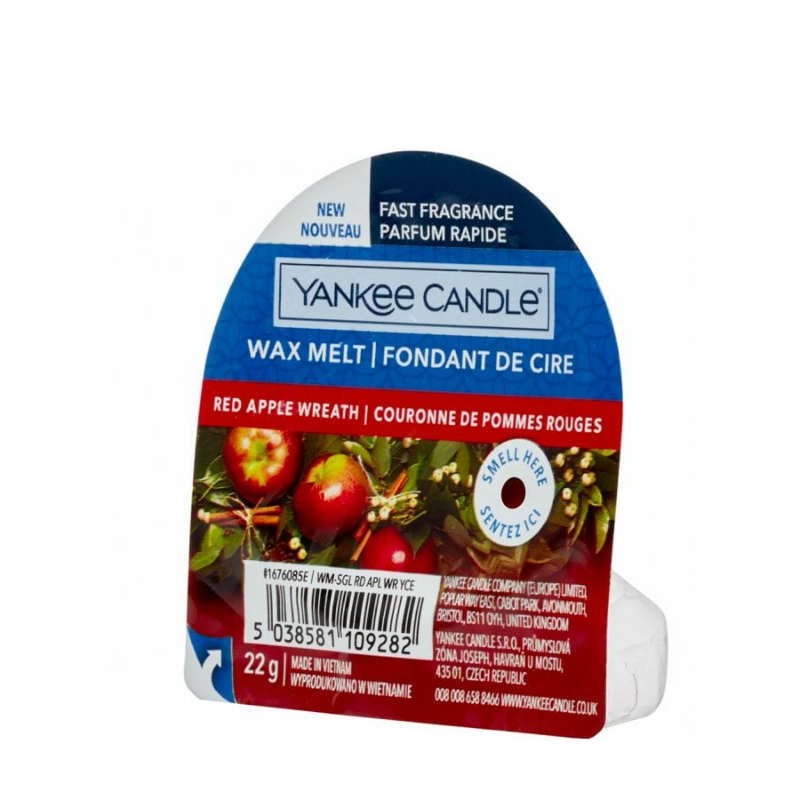 Yankee Candle Red Apple Wreath - wosk zapachowy - e-candlelove