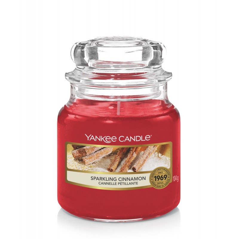 Yankee Candle Sparkling Cinnamon - mała świeca zapachowa - Candlelove