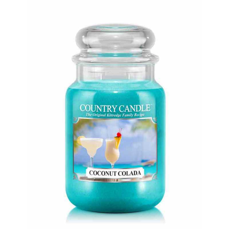 Country Candle Coconut Colada - duża świeca zapachowa - e-candlelove