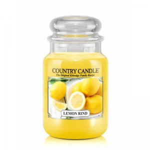 Country Candle Lemon Rind - duża świeca zapachowa - e-candlelove