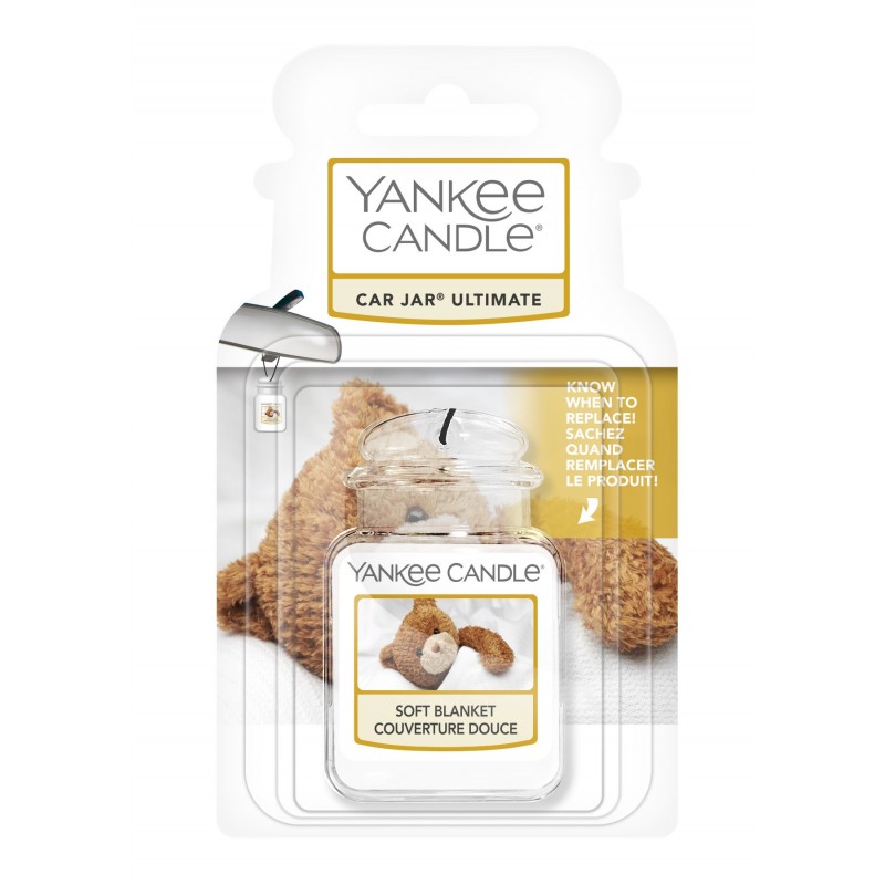 Yankee Candle Soft Blanket Car Jar Ultimate - zapach samochodowy - e-candlelove