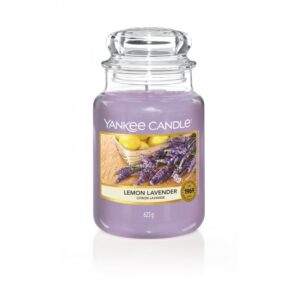 Yankee Candle Lemon Lavender - duża świeca zapachowa - e-candlelove