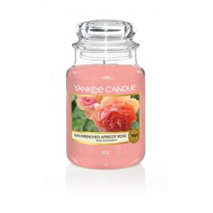 Yankee Candle Sun-Drenched Apricot Rose - duża świeca zapachowa - e-candlelove