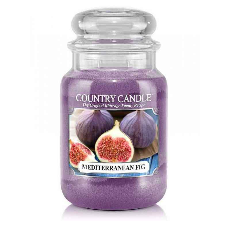 Country Candle Mediterranean Fig - duża świeca zapachowa - e-candlelove