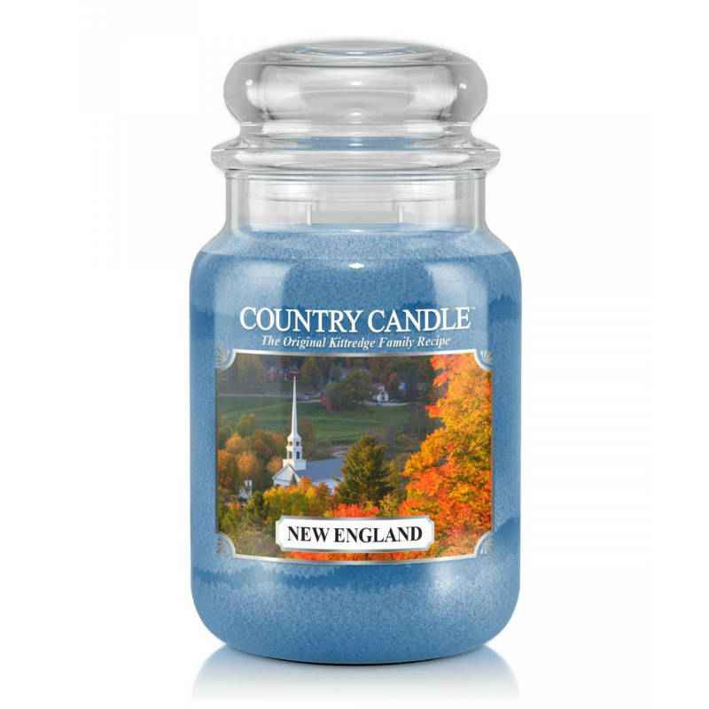 Country Candle New England - duża świeca zapachowa - e-candlelove