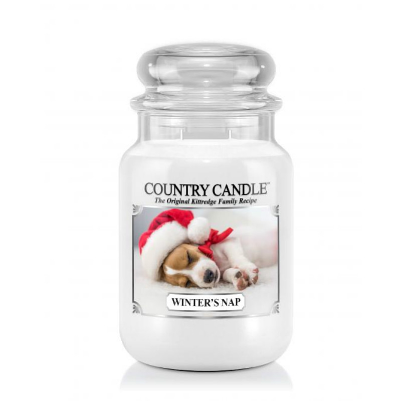 Country Candle Winter's Nap - duża świeca zapachowa - e-candlelove