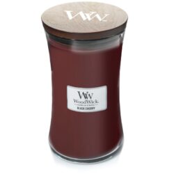 WoodWick Black Cherry - duża świeca zapachowa - candlelove