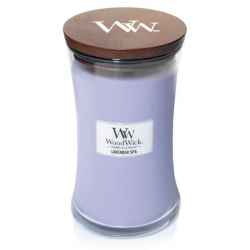WoodWick Lavender Spa - duża świeca zapachowa - e-candlelove