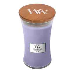 WoodWick Lilac - duża świeca zapachowa - e-candlelove