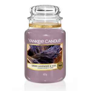 Yankee Candle Dried Lavender & Oak - duża świeca zapachowa - e-candlelove