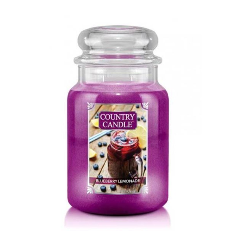 Country Candle Blueberry Lemonade - duża świeca zapachowa - candlelove