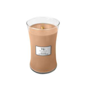 WoodWick Golden Milk - duża świeca zapachowa - candlelove