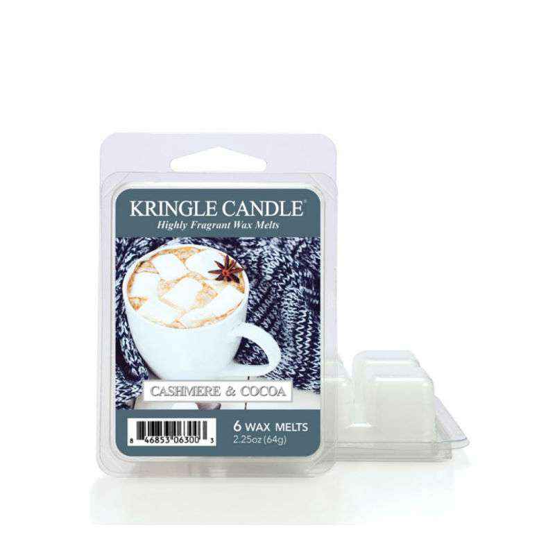 Kringle Candle Cashmere & Cocoa - wosk zapachowy - candlelove