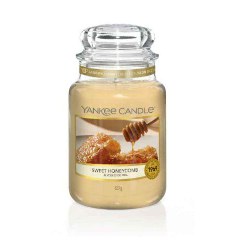 Yankee Candle Sweet Honeycomb - duża świeca zapachowa - candlelove