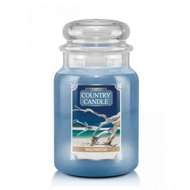 Country Candle Beachwood - duża świeca zapachowa - candlelove