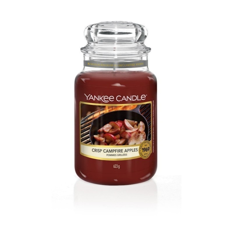 Yankee Candle Crisp Campfire Apples - duża świeca zapachowa - e-candlelove