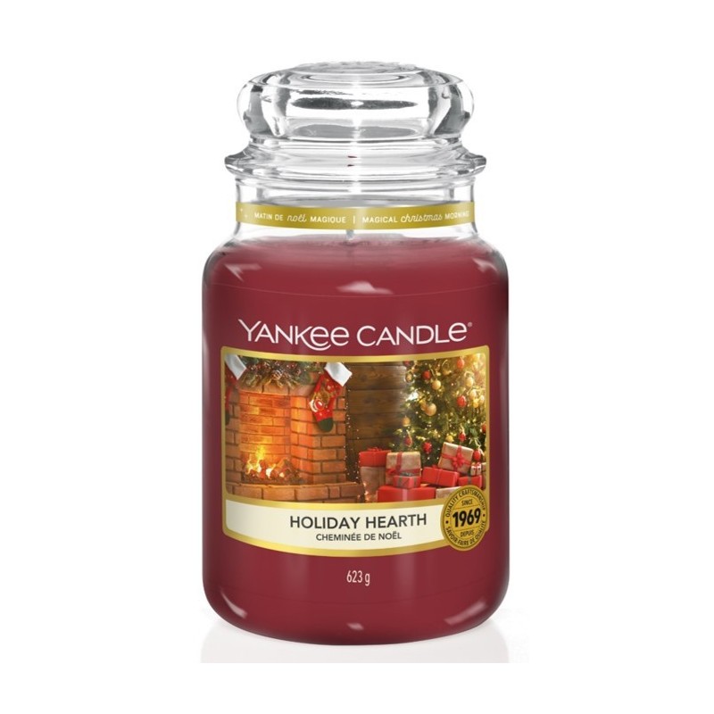 Yankee Candle Holiday Hearth - duża świeca zapachowa - candlelove