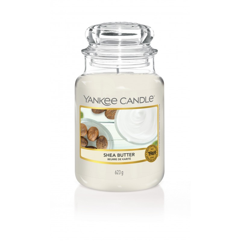 Yankee Candle Shea Butter - duża świeca zapachowa - candlelove