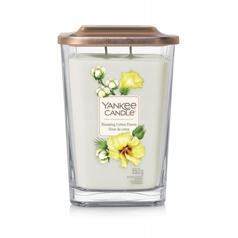 Yankee Candle Elevation Blooming Cotton Flower - duża świeca zapachowa - candlelove