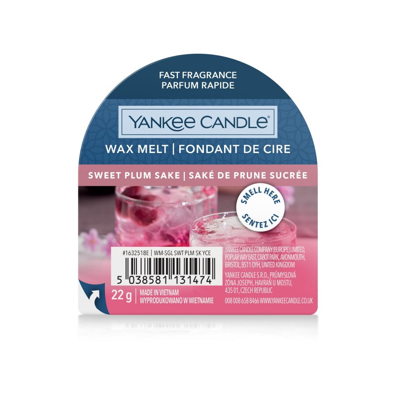 Yankee Candle Sweet Plum Sake - wosk zapachowy - candlelove