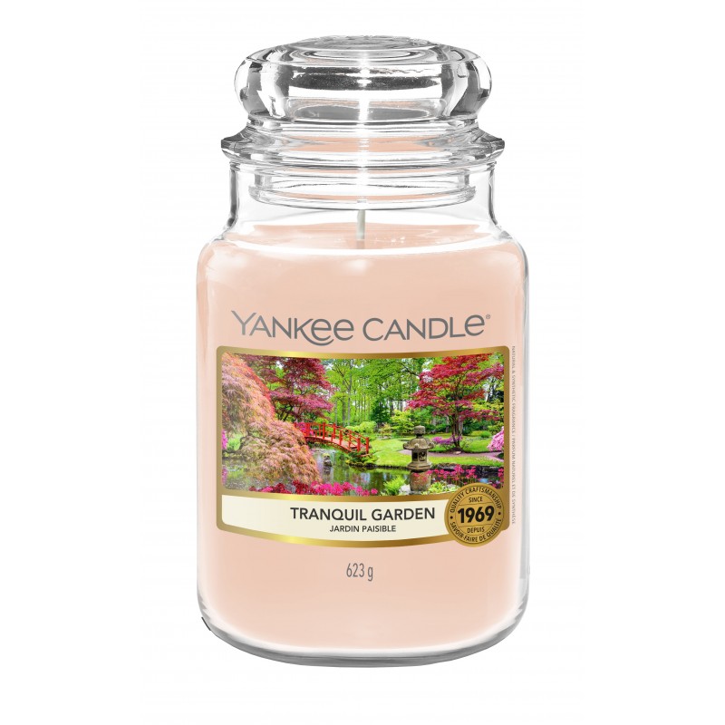 Yankee Candle Tranquil Garden - duża świeca zapachowa - candlelove