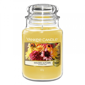 Yankee Candle Golden Autumn - duża świeca zapachowa - candlelove