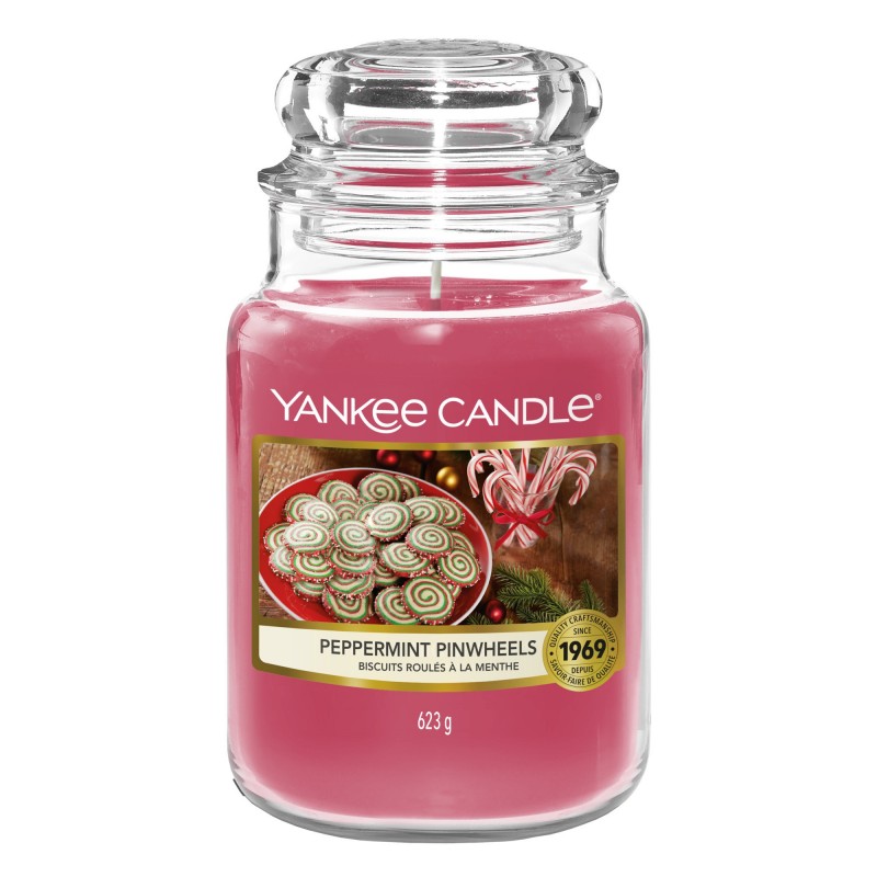 Yankee Candle Peppermint Pinwheels - duża świeca zapachowa - candlelove