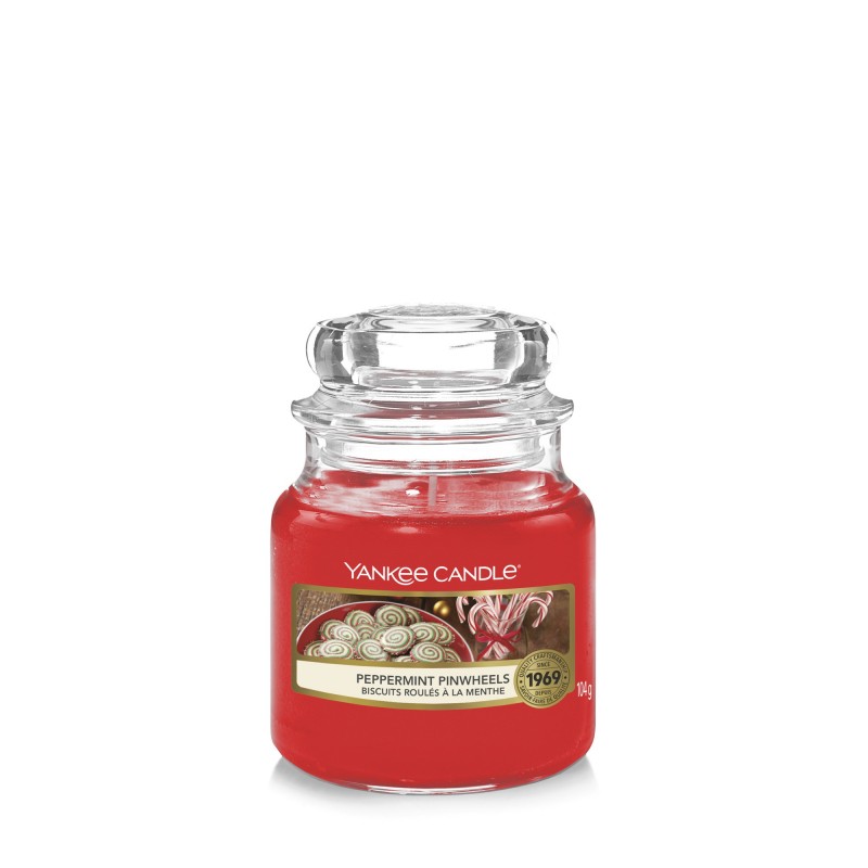 Yankee Candle Peppermint Pinwheels - mała świeca zapachowa - candlelove