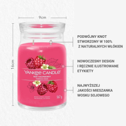 Red Raspberry - duża świeca zapachowa - candlelove