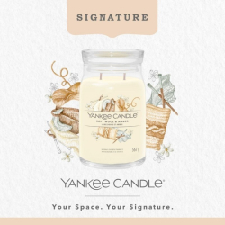 Soft Wool & Amber - duża świeca zapachowa - candlelove